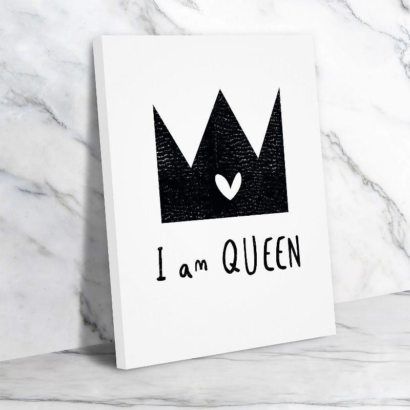 Americanflat I Am King by Roseanne Kenny Wall Art Canvas - 11" x 14"