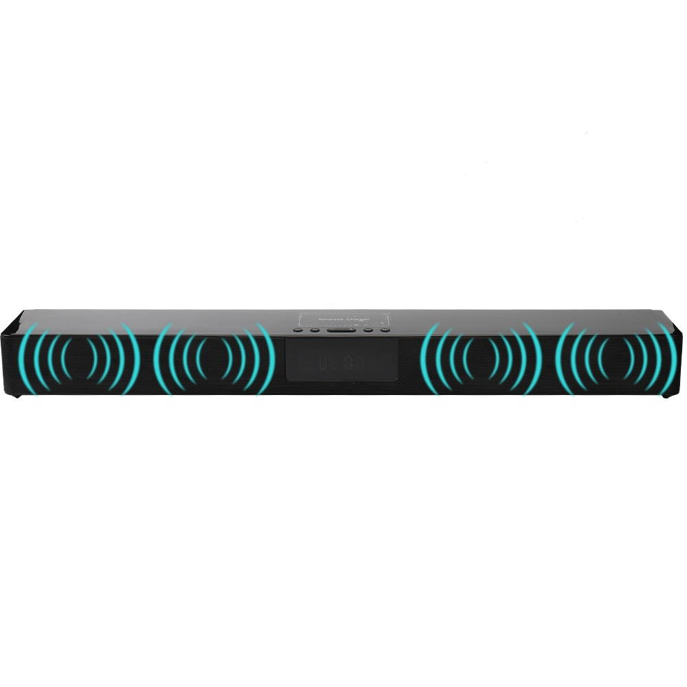 Stylish and Compact Portable Wireless Soundbar Multi-function Family Stereo Surround BT Speaker