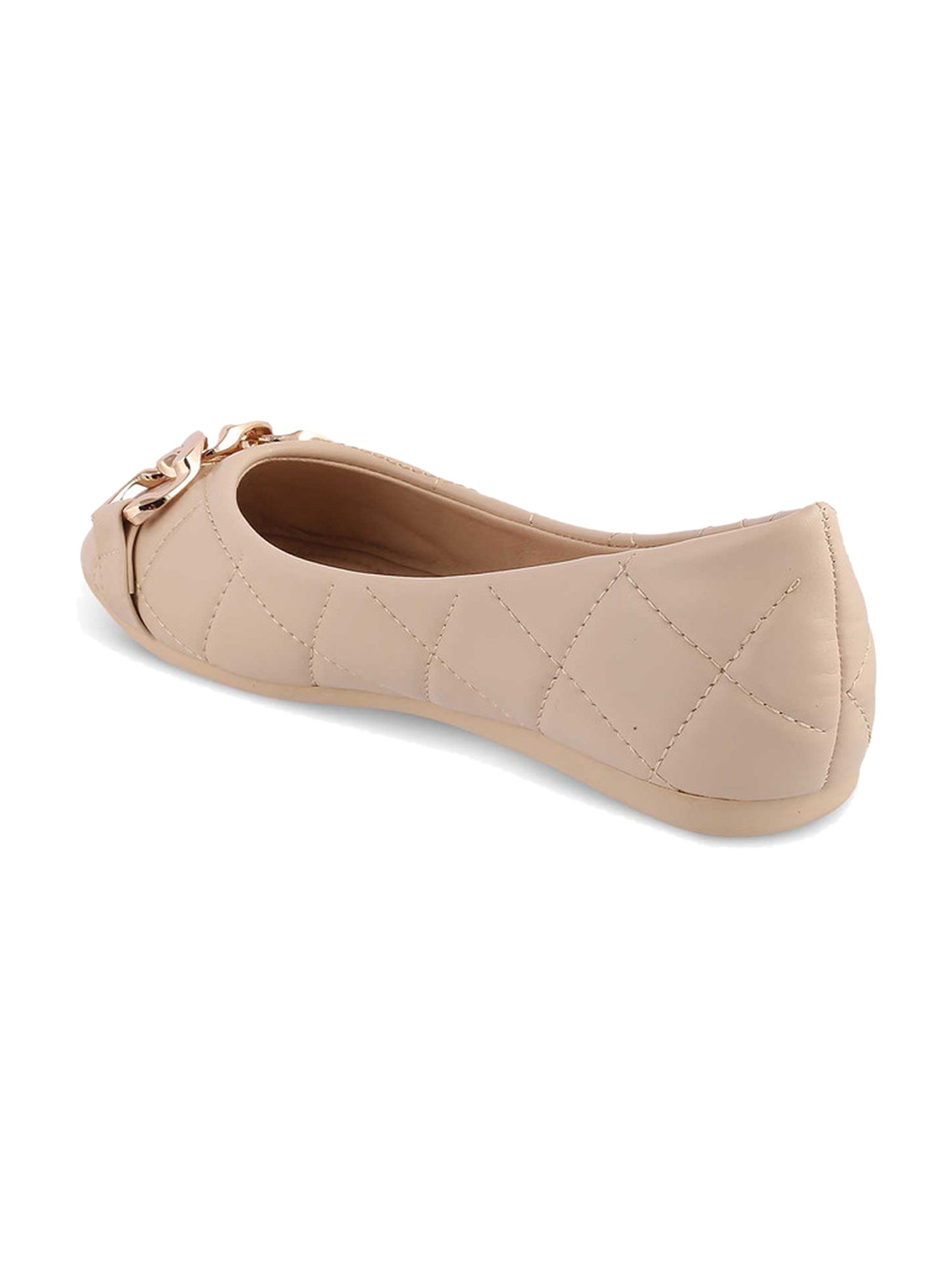 Tresmode Women's Beige Flat Ballets