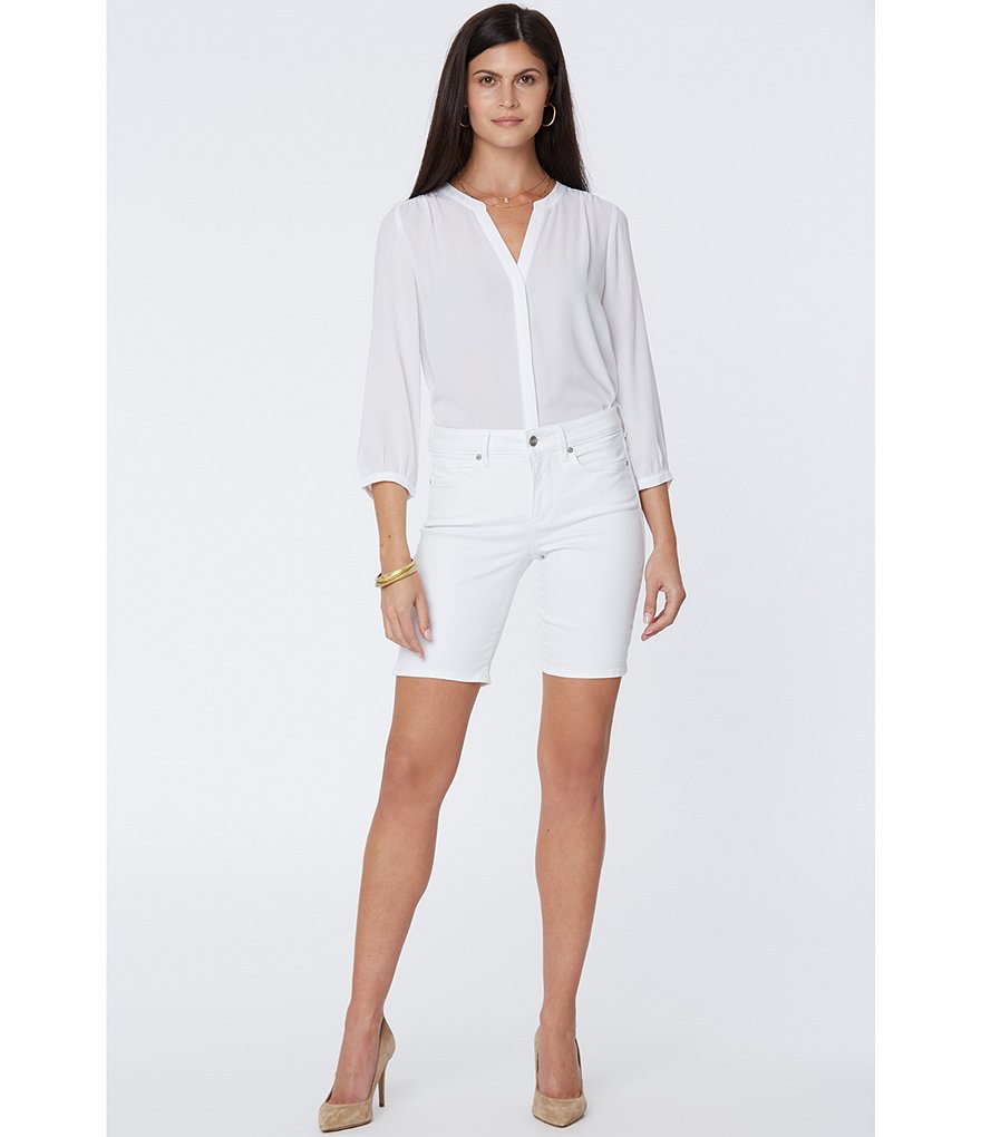 Allison Daley Petite Size True Navy Pull On Bermuda Shorts