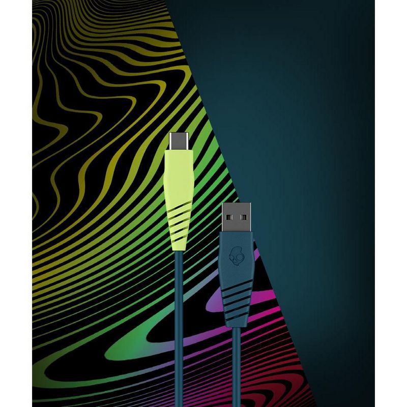 Skullcandy Line USB-A to Micro-USB Charging Cable - Psycho Tropical