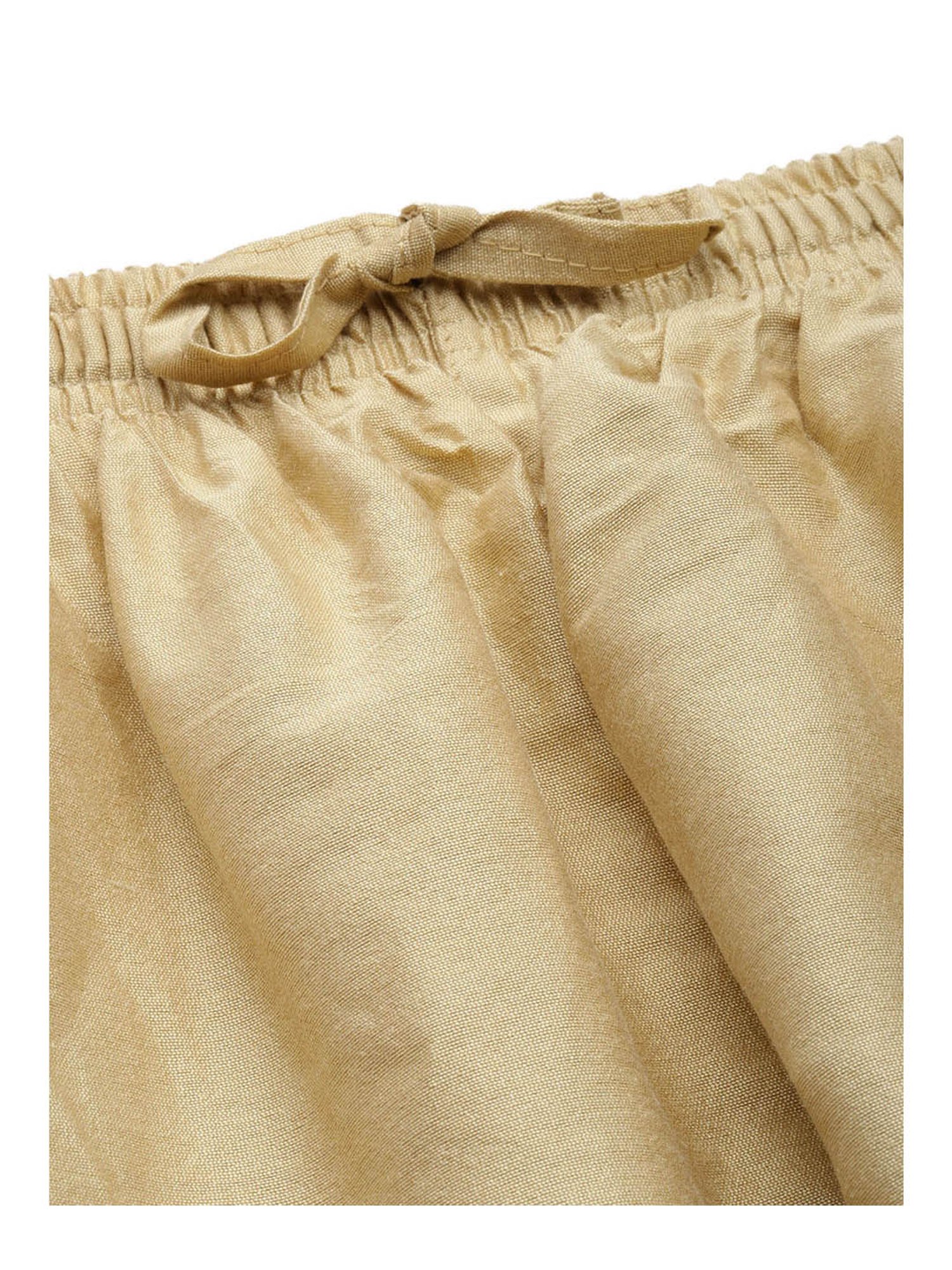 Ramraj ALAMEEN White Cotton Solid Dhotis