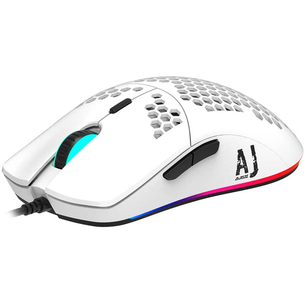 69G USB Wired Gaming Mouse with Lightweight Honeycomb Shell - RGB Chroma LED Light - Programmable 7 Buttons - Pixart 3338 16000 DPI Optical Sensor