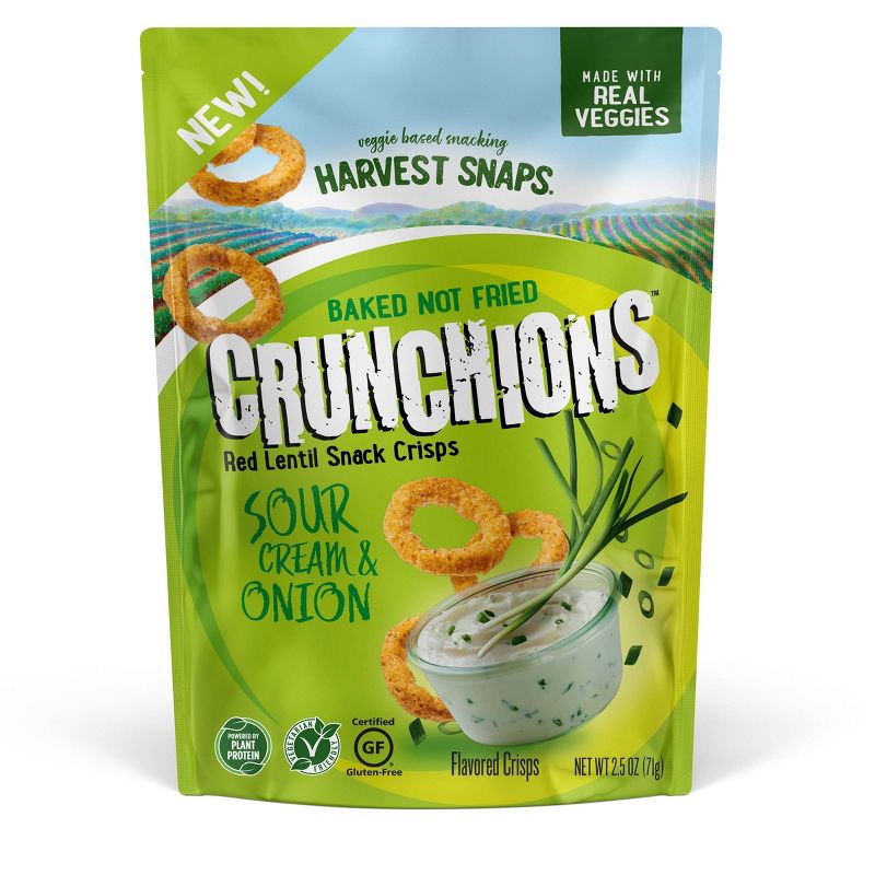 Harvest Snaps Crunchions Sour Cream & Onion - 2.5oz