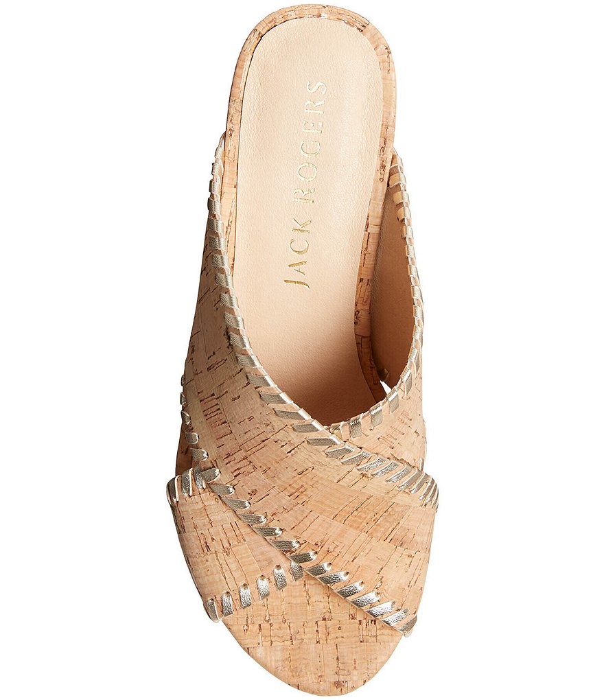 Jack Rogers Sloan Midwedge Cork Slide Wedge Sandals
