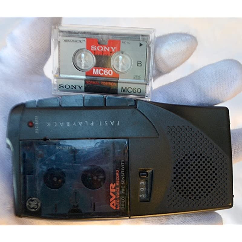 Automatic Voice Activated Microcassette Recorder, Model 3-5380s