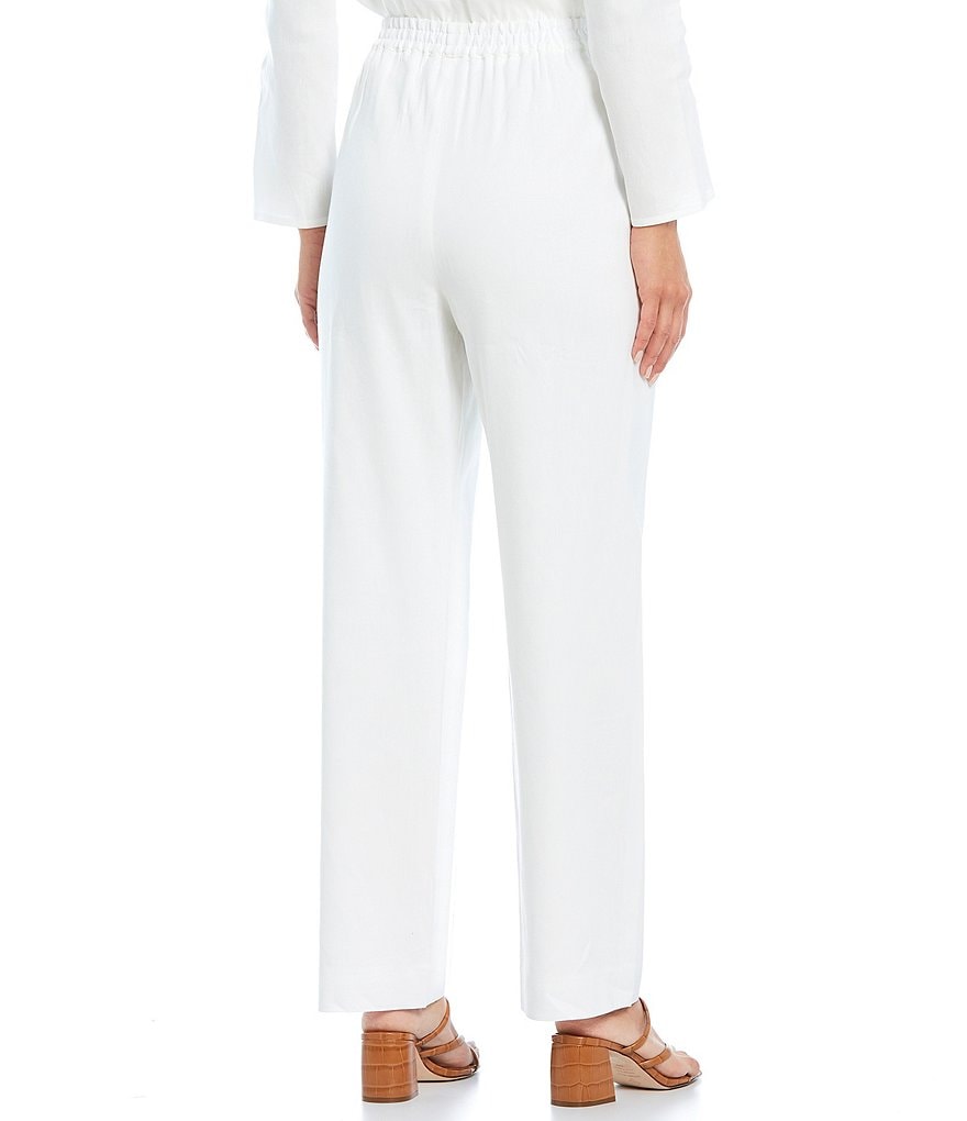 Preston & York Annalise Linen Flat Front Pants