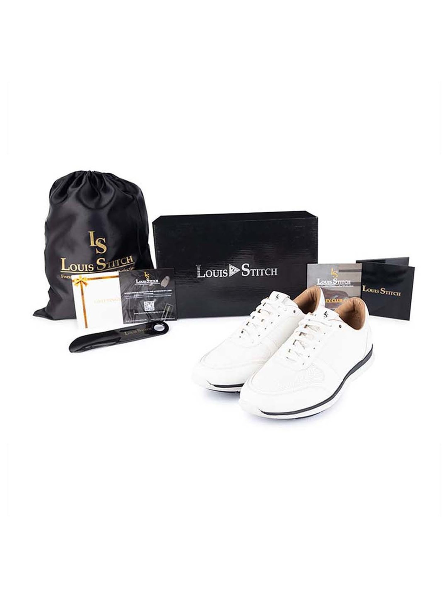 Louis Stitch Men's Canadian White Casual Sneakers