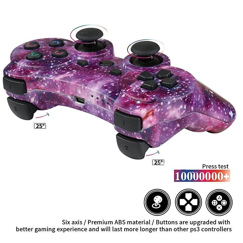 Controller Wireless Double Shock Controller for Playstation 3 with Charge Cord