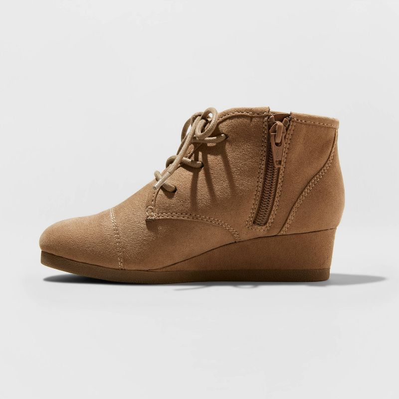 Girls' Mad Love Shelby Micro Wedge Fashion Boots - Tan 2