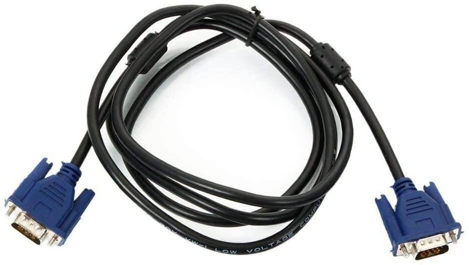 ANRANK VC6015AK Blue SVGA Super VGA Monitor 15Pin M/M Male to Male Extension Cable Cord for PC Laptop (6FT)