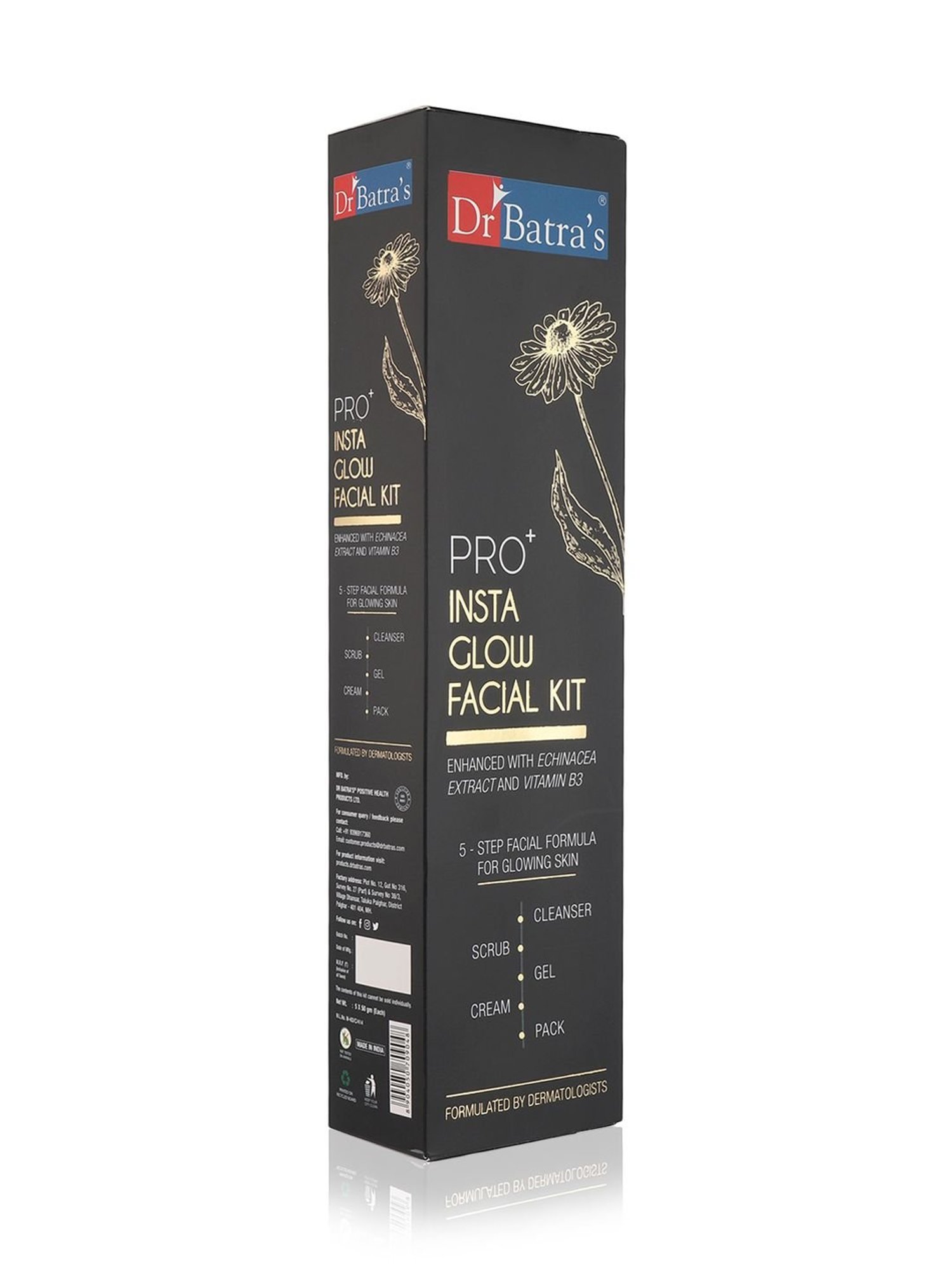 Dr Batra's PRO+ Insta Glow Facial Kit (Pack Of 2) - 250 gm