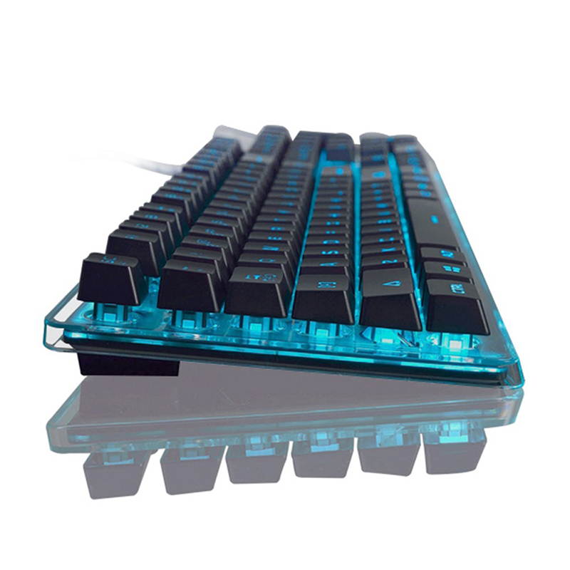 Original Ajazz AK6 Wired Membrane Keyboards With 3 Colorful Backlights With 19-keys Anti-ghosting Double-shot Molding Design
