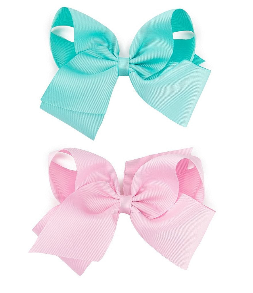 Copper Key Girls Grosgrain King Bows 2-Pack