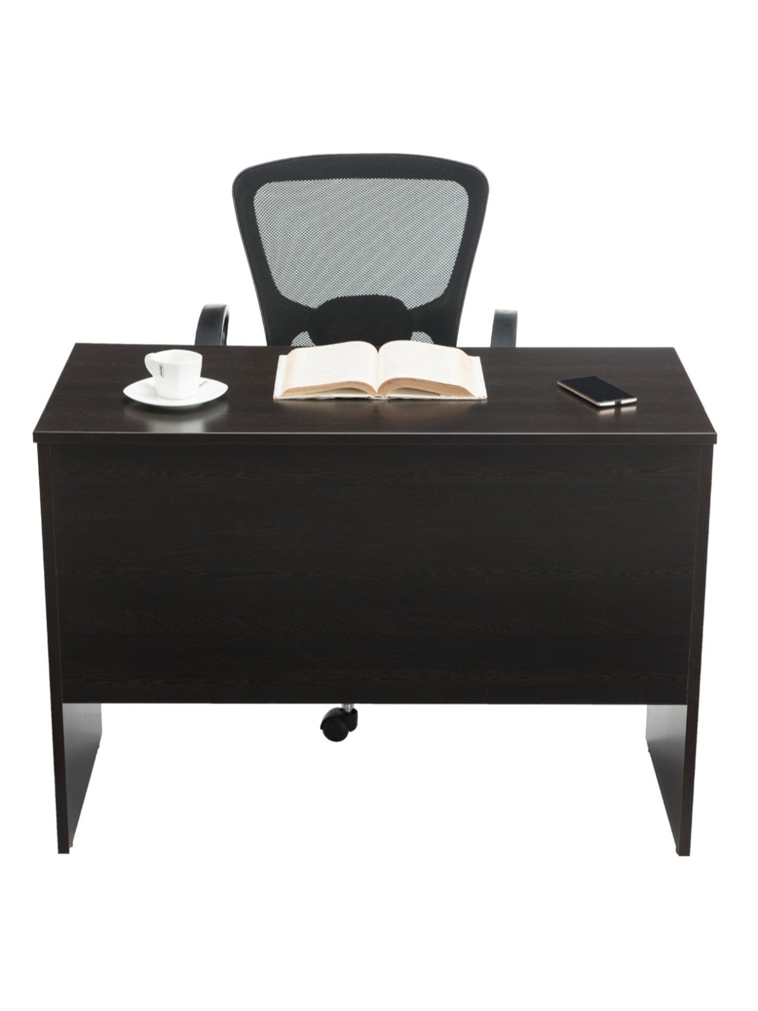 Durian Compton Wenge Brown Engineered Wood Workspace Desk