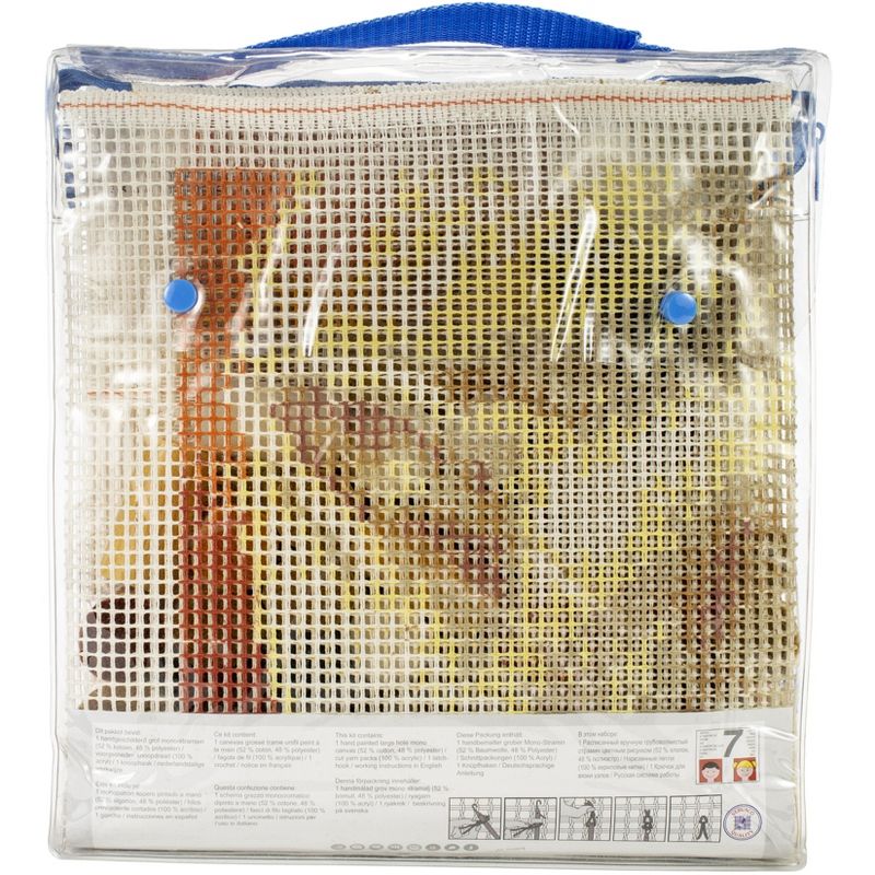 Vervaco Latch Hook Rug Kit 27.5"X17.25"-Wolves