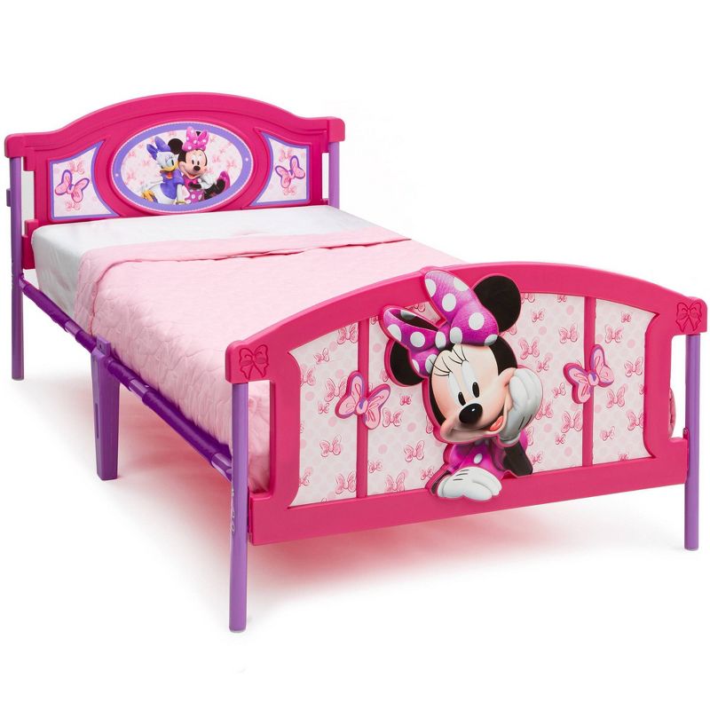 Twin Disney Minnie Mouse Plastic 3D Bed - Delta Children