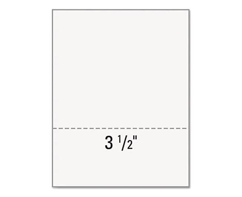 Printworks Professional Office Paper Perforated 3 1/2" From Bottom 8 1/2 x 11 20-lb 500/Ream 04128