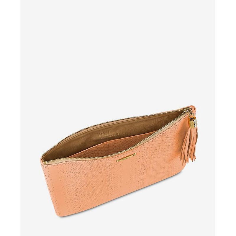 GiGi New York Orange Uber Clucth Bag