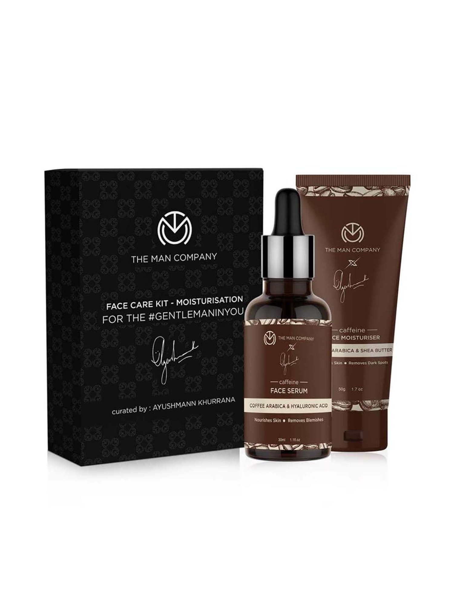 The Man Company Caffeine Moisturising Face Care Kit