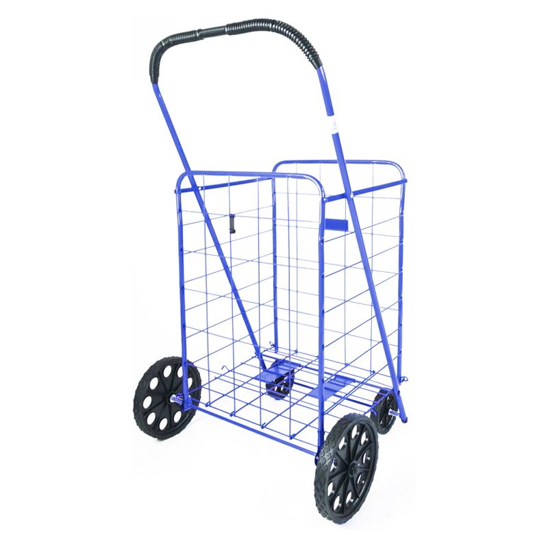 ATHome 43"X21"X3.5" Shopping Utility Storage Cart Blue