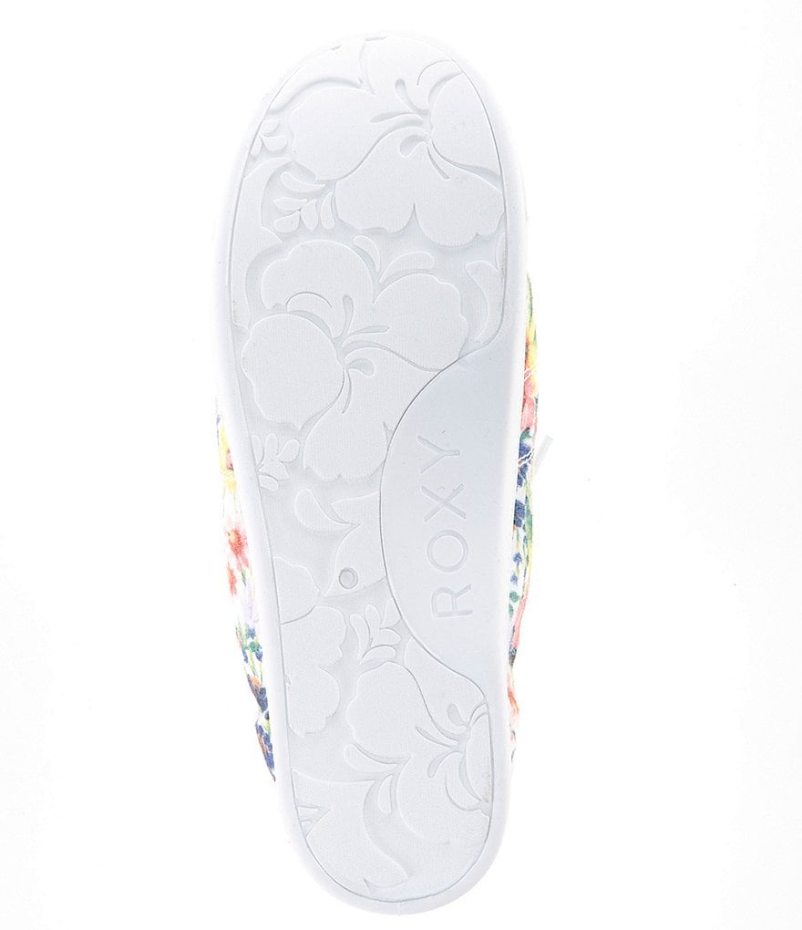 Roxy Bayshore III Canvas Floral Slip-On Sneakers