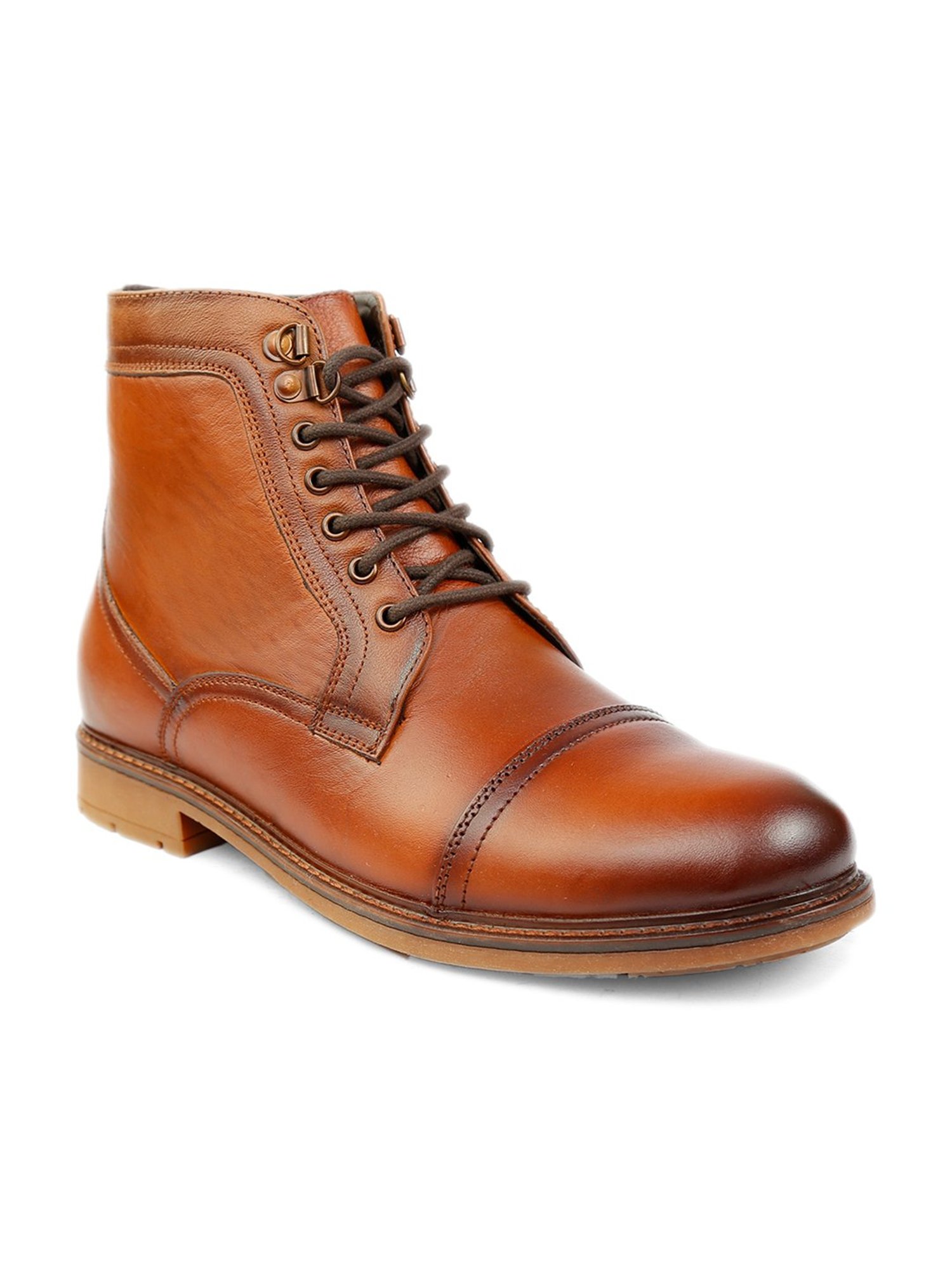 Shences Tan Derby Boots