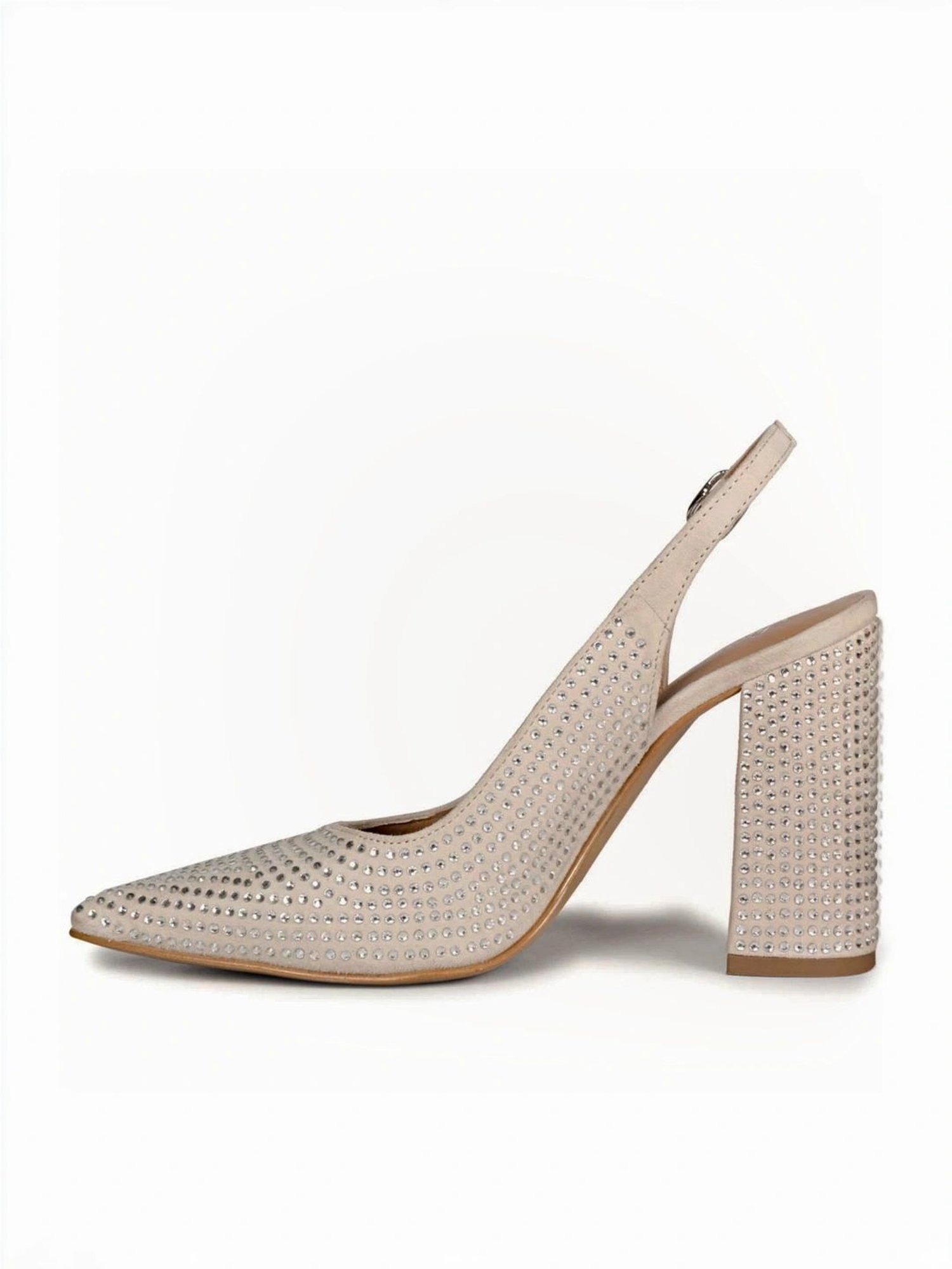 Saint G Women's Alyssa Off White Sling Back Sandals