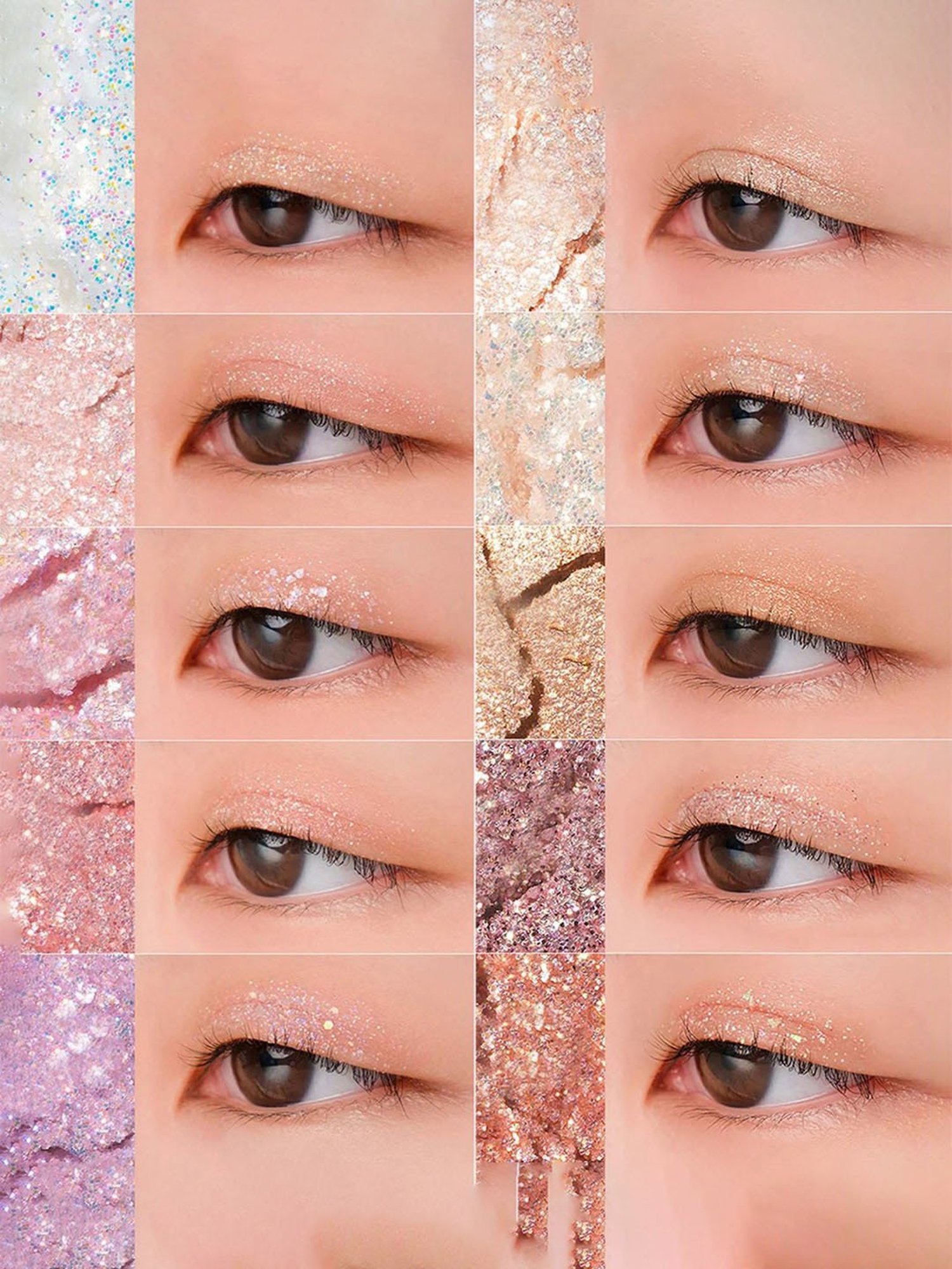 Rom&nd Better Than Eyeshadow Palette 00 Light & Glitter Garden - 6 gm