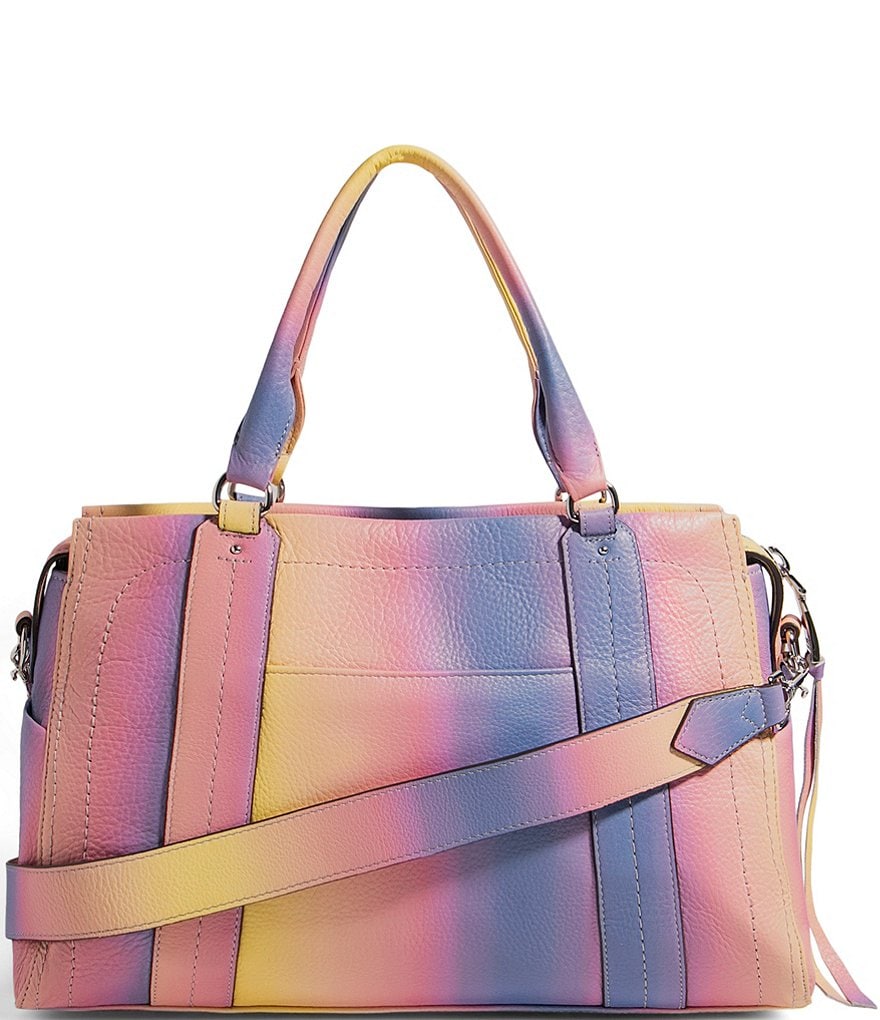 Aimee Kestenberg Zip Me Up Triple Entry Ombre Satchel Bag