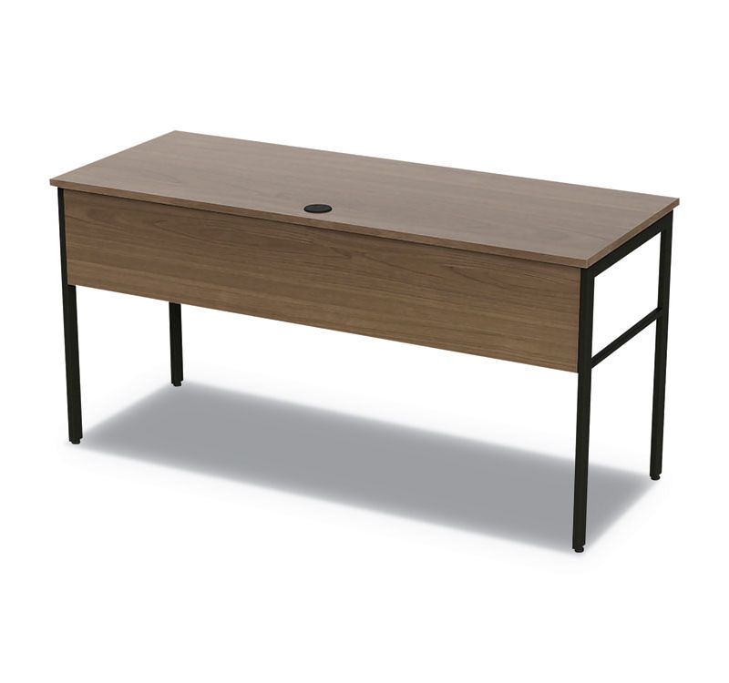 Linea Italia(R) Urban Desk Workstation, 59w x 23 3/4d x 29 1/2h, Natural Walnut UR601NW
