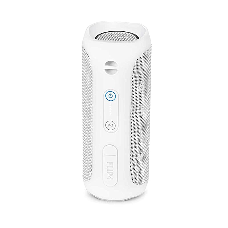 Flip 4 Portable Bluetooth Wireless Speaker Bundle with Anker PowerDrive 2 2Port USB Car Charger White