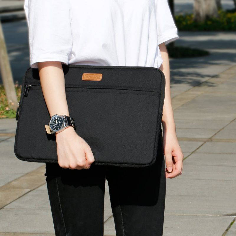 Inateck 14-14.1 Inch Laptop Sleeve Case, Water Repellent Compatible with MacBook Pro 15'' 2018/2017/2016, Most 14-14.1 Inch Laptops- Black (LC1400B)