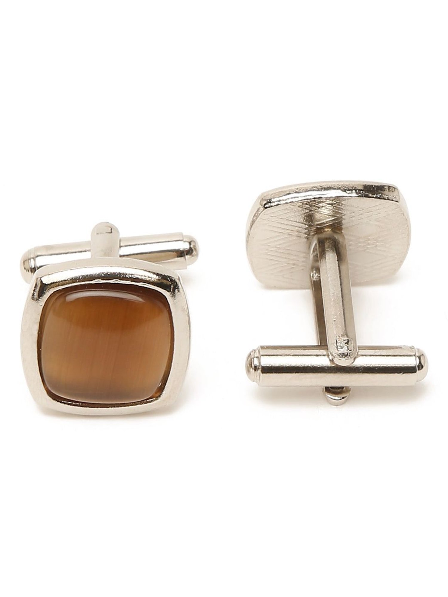 Louis Stitch Brown Embroidered Necktie Gift Set - Set of 5