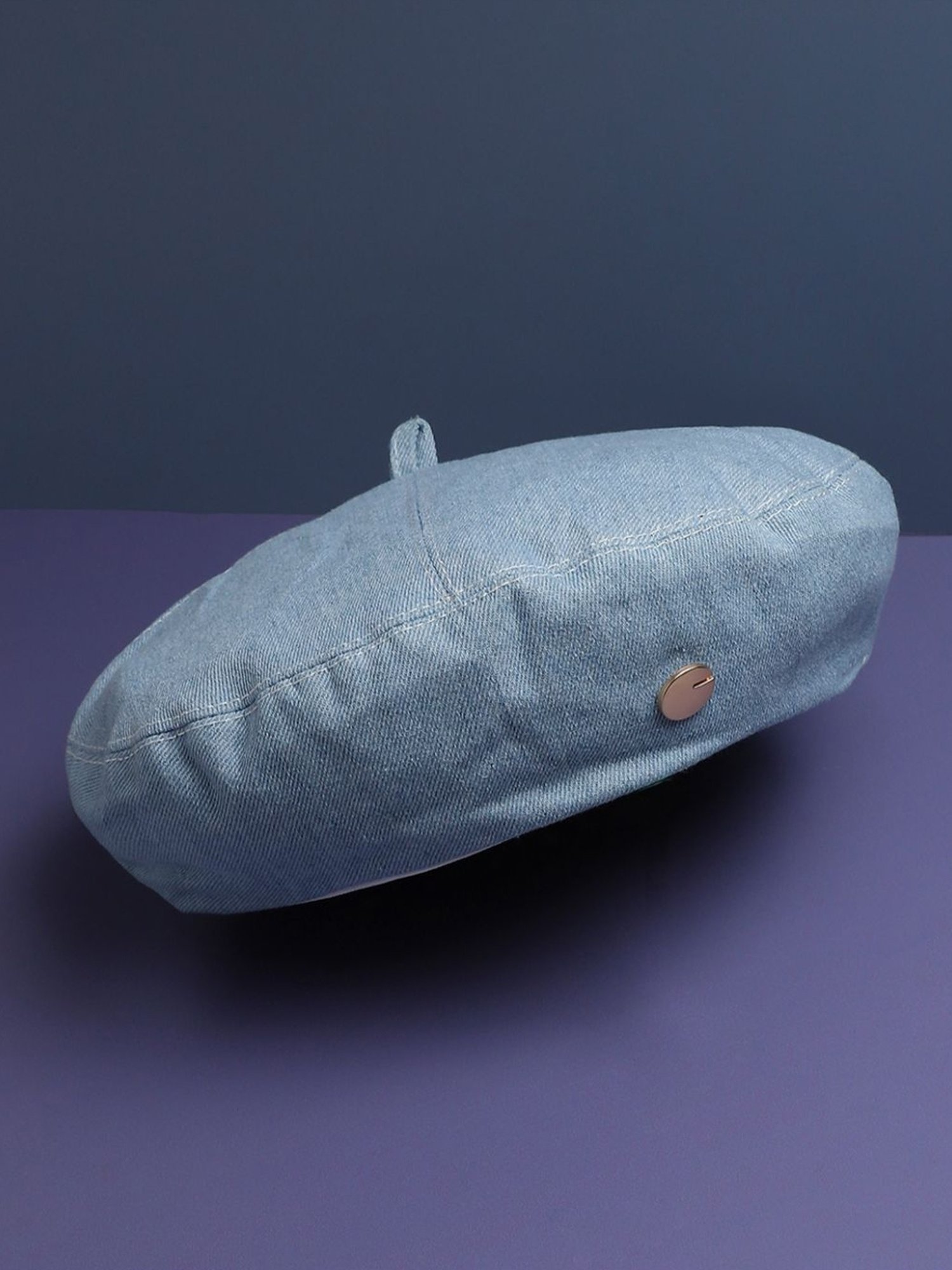 HauteSauce Blue Beret Cap