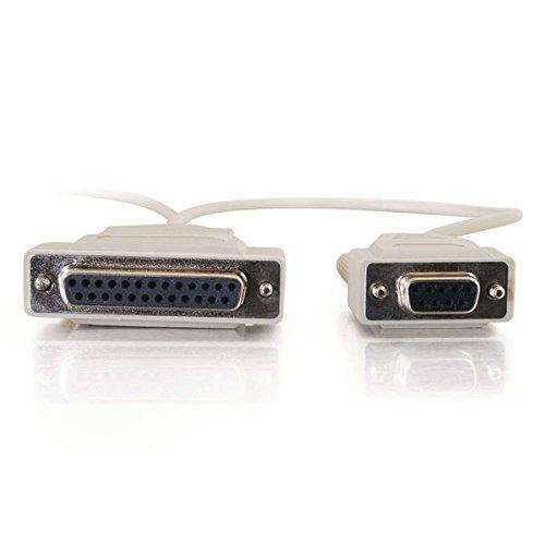 C2G/Cables to Go 02897 DB9 Female to DB25 Female Universal Serial LapLink Compatible Cable (6 Feet)