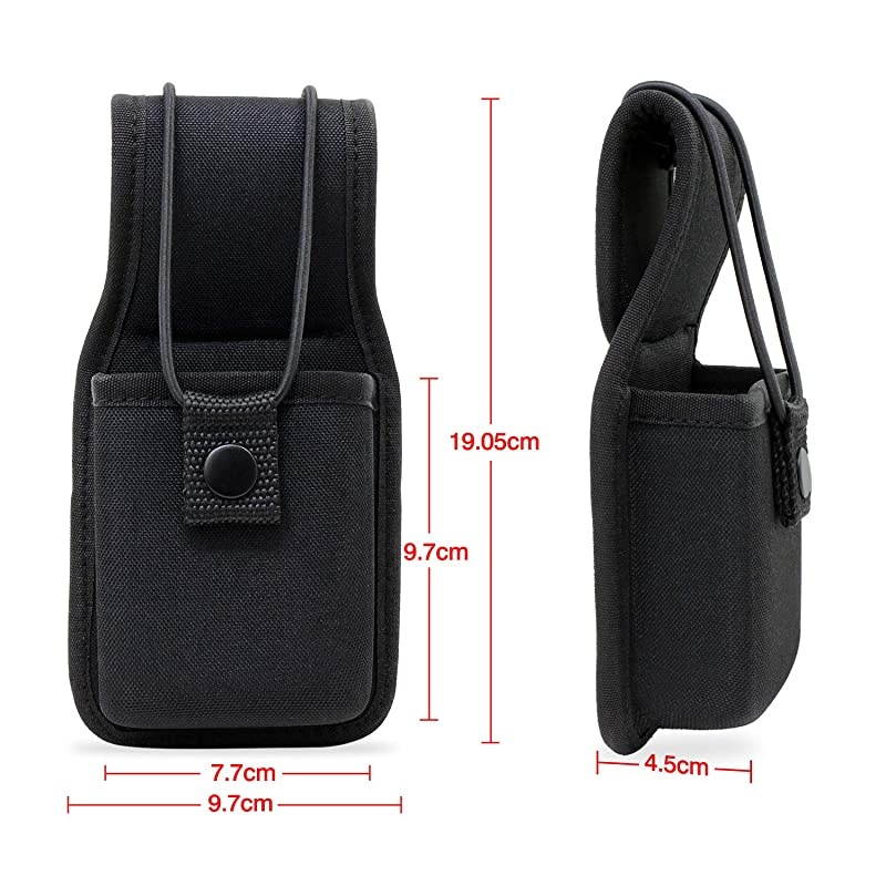 Universal Nylon Radio Case Holder Holster Pouch Bag for Two Way Radios Walkie Talkies 38x3x18 2 Pack