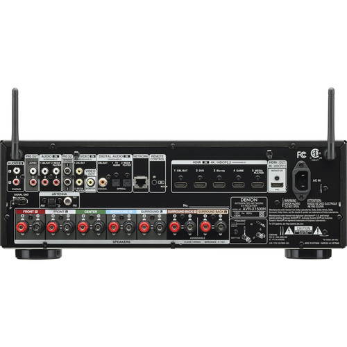 New Denon AVR-X1500H 7.2-Channel Network A/V Receiver