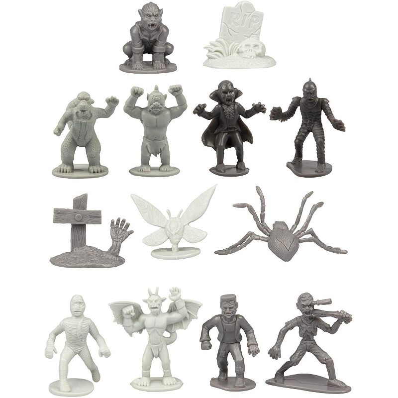 Hingfat Monster Mini Action Figure Toy Playset, 100 Pieces