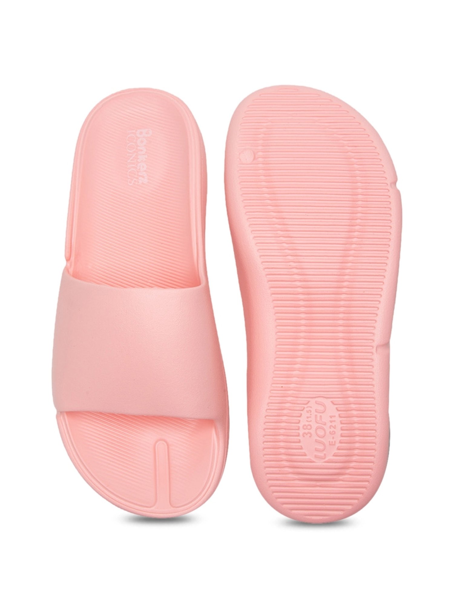 Iconics Women's Pink Slides
