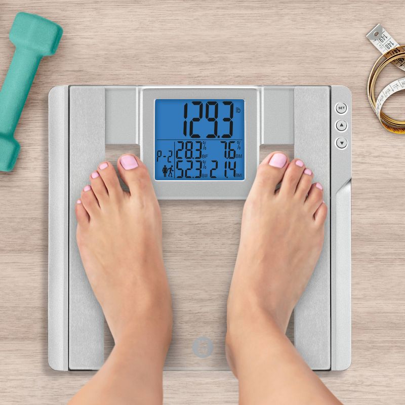 Glass Body Analysis Scale Clear - Weight Watchers