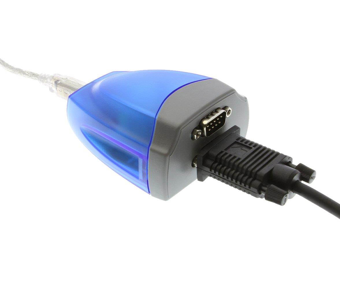 Coolgear Dual Port USB to Serial RS-232 DB-9 Adapter Cable FTDI Chip