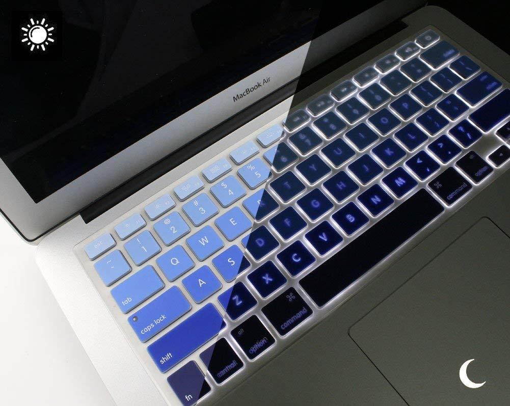 All-inside Blue Ombre Color Keyboard Skin for MacBook Pro 13" 15" 17" (with or without Retina Display) / MacBoook Air 13"