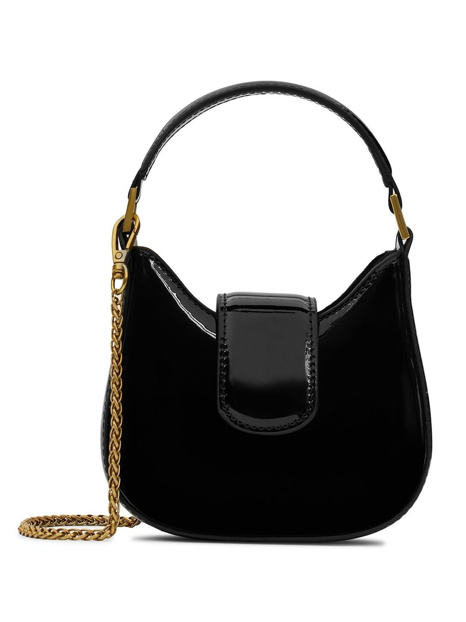 Miraggio Gigi Black Small Hobo Bag