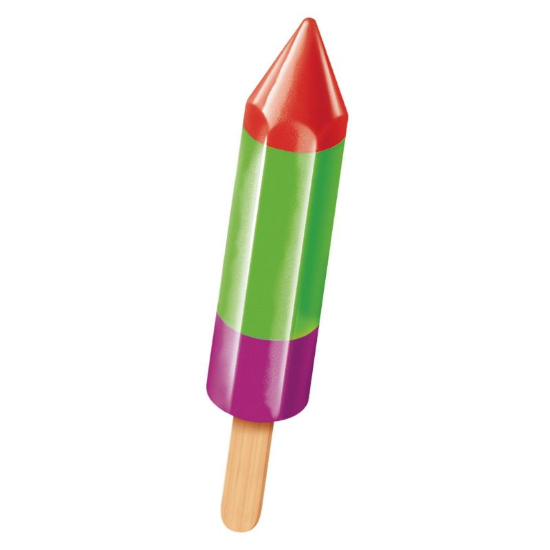 Popsicle Cherry Watermelon Raspberry Orange Scribblers Ice Pops - 18ct
