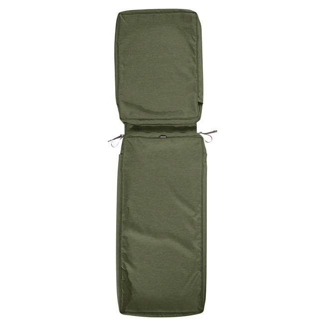 Classic Accessories 60-440-011101-RT Montlake Fadesafe Chaise Lounge Cushion Slip Cover, Heather Fern - 74 x 23 x 3 in.