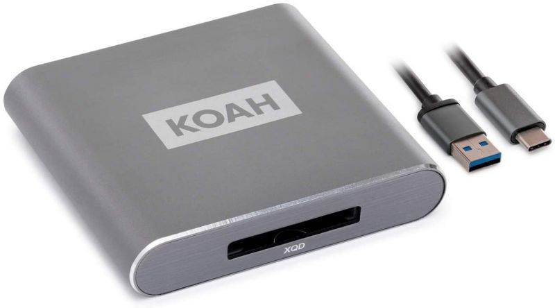 Koah Pro USB 3.1 Type-C XQD Compact Aluminum Shell Card Reader
