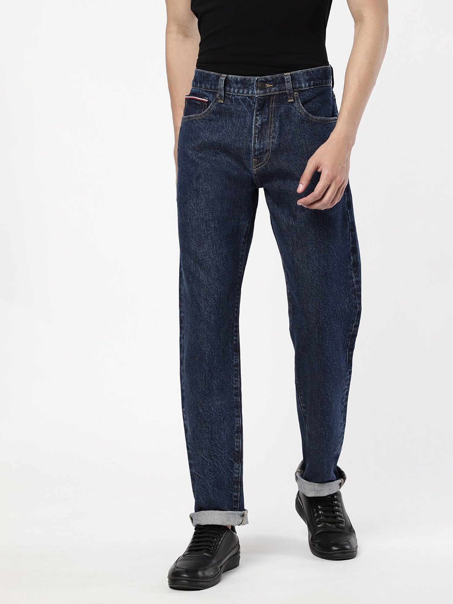 Passion Blue Regular Fit Lightly Washed Jeans