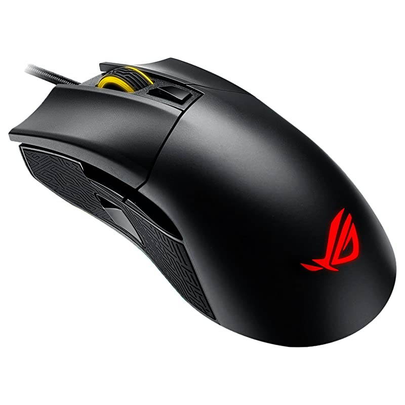 ROG Gladius II Aura Sync USB Wired Optical Ergonomic Gaming Mouse with DPI Target Button 12000 DPI ROG Gladius II