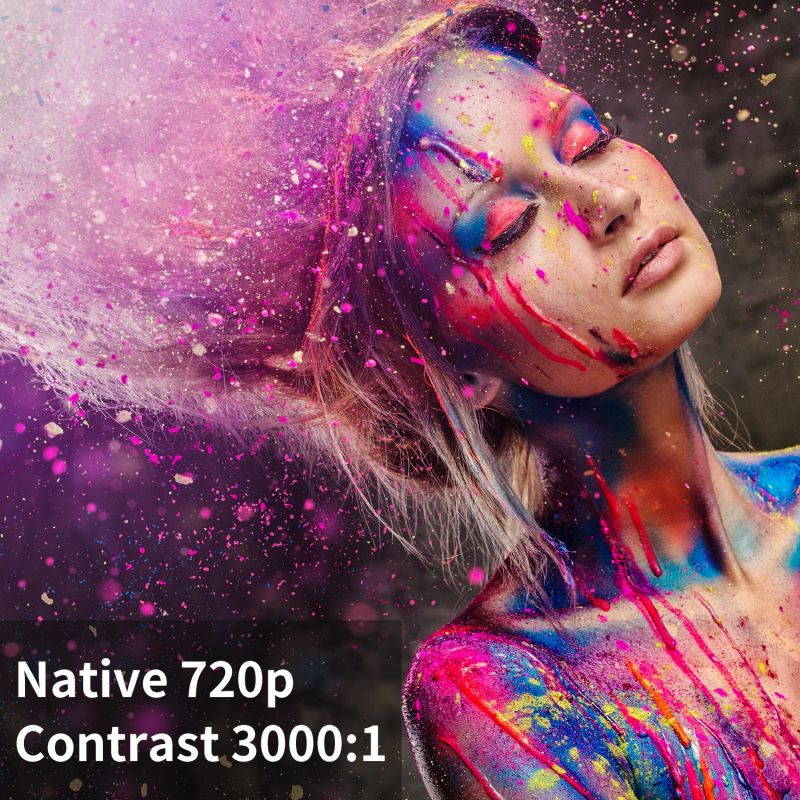 Portable Projector - Artlii Play Android TV 9.0 Smart WiFi Bluetooth LED Business Projector Support 4K, &plusmn;45&deg;4D Keystone Correction, HiFi Dolby Stereo, Home Theater Projector with Netflix, Prime Video